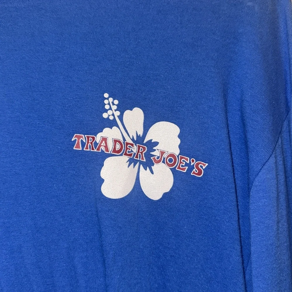 Blue Trader Joe’s Long Sleeve - Picture 2 of 3